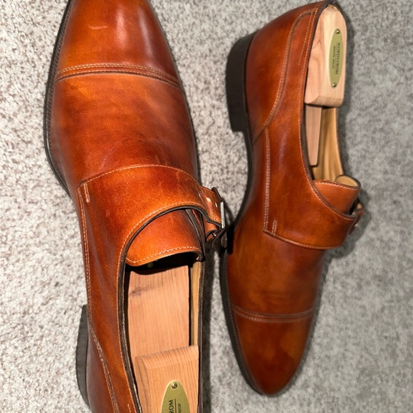 John Lobb Tan Kenton Single Monkstrap Pristine 11-11.5 main image 4